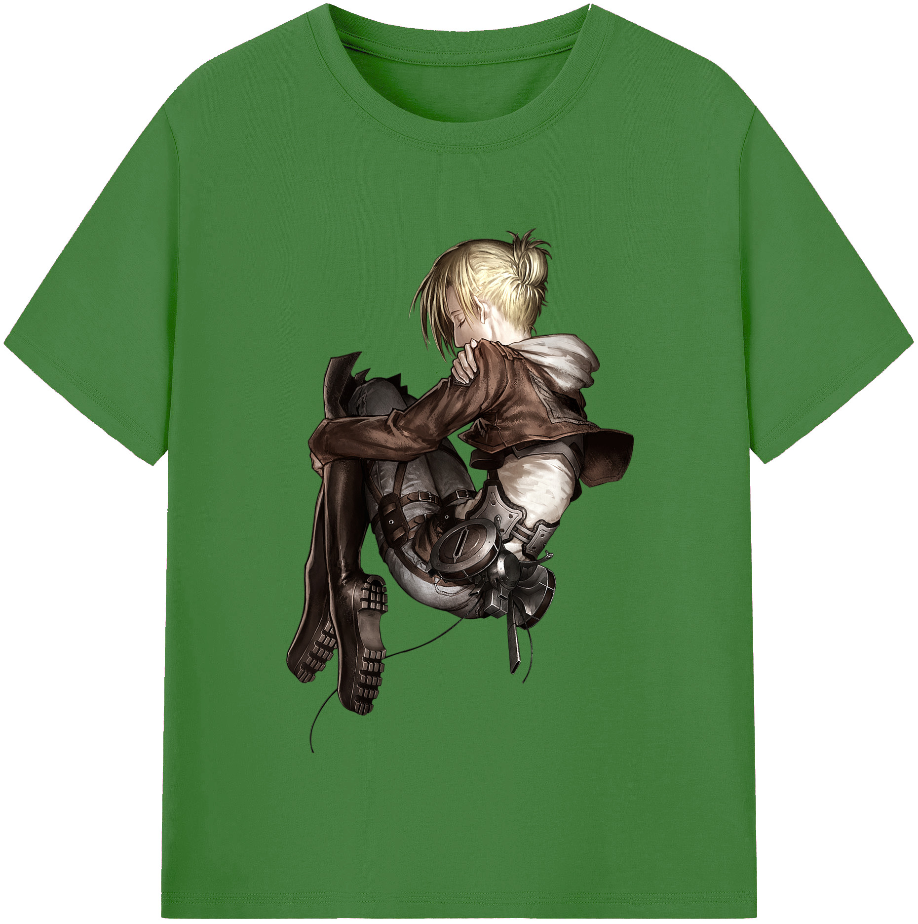 （画像用） 進撃の巨人 アニ・レオンハート Attack on Titan Annie Leonhart レディースカジュアルプリントTシャツ（綿100％）